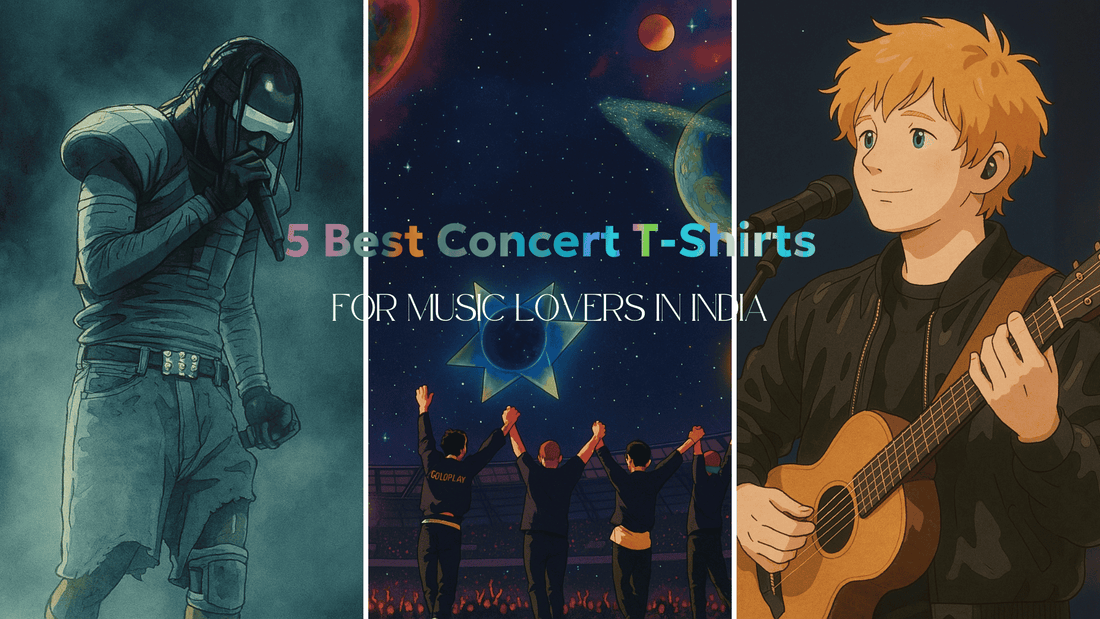 5 Best Concert T-Shirts for Music Lovers in India [2025 Edition]